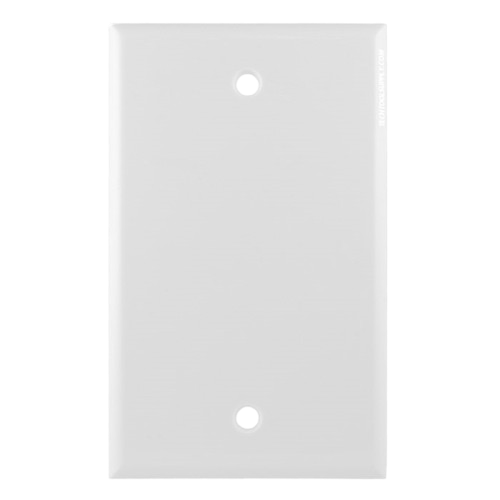 Vanco International 820540X — Blank Wall Plate Single White