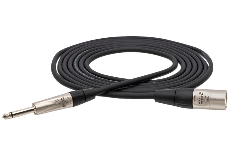 Hosa Tech HPX-003 — Pro Unbalanced Interconnect Rean 1/4" TS To XLR3M 3'