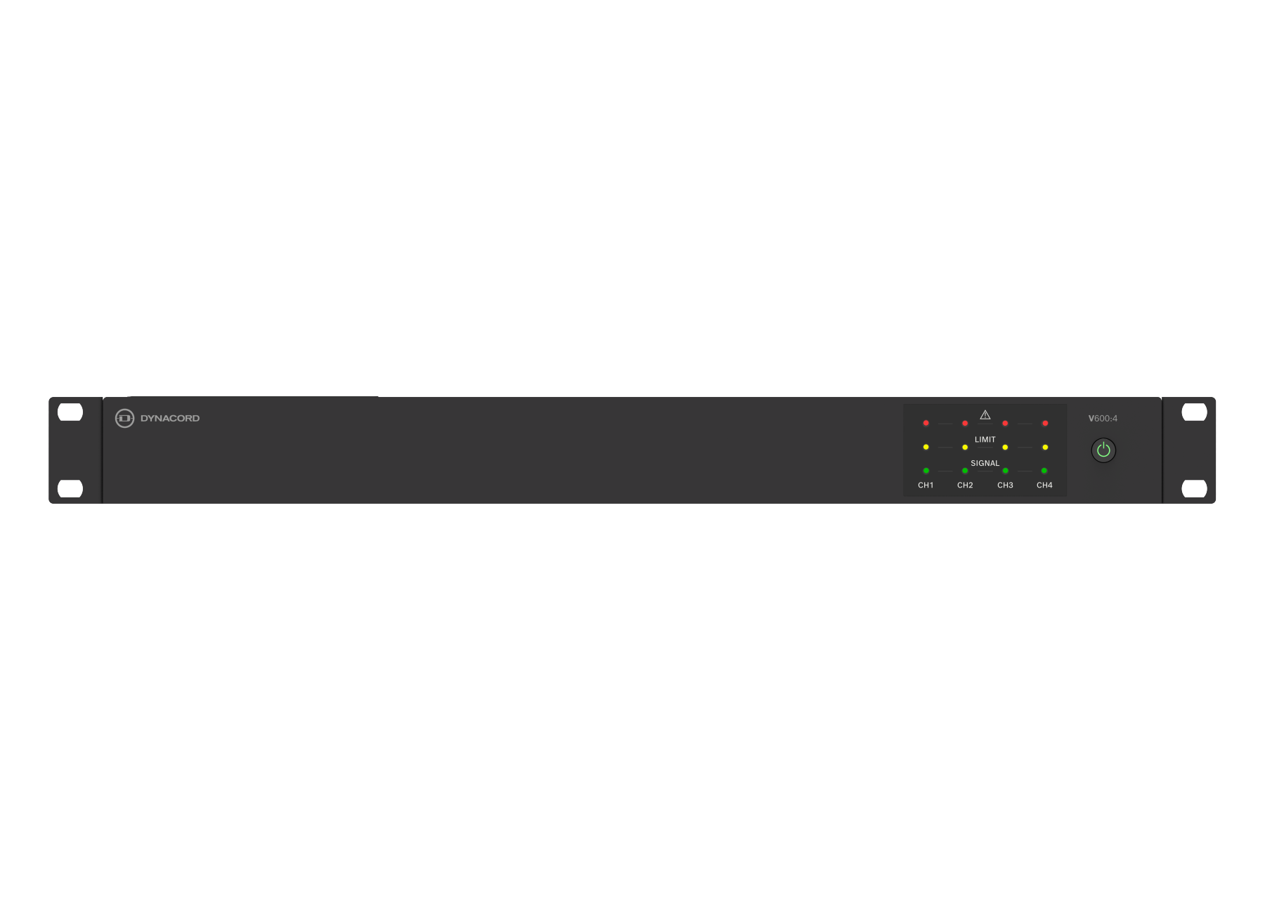 DYNACORD V600:4-US — Power amplifier, 600W, 4 chann