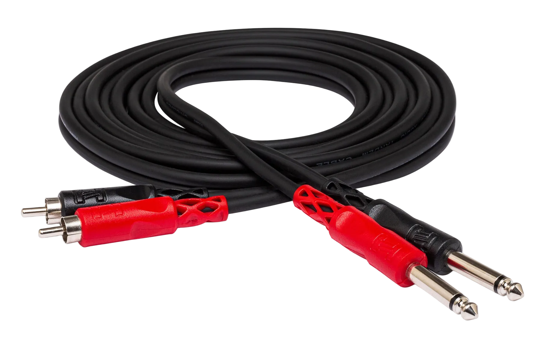 Hosa Tech CPR-202 — Stereo Interconnect Dual 1/4" TS To Dual Rca 2 M