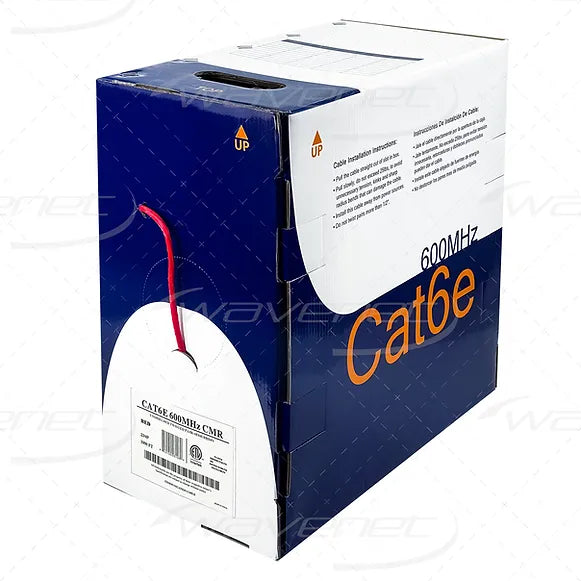 Wavenet 6E04URBK4N — CAT6BK CAT 6E Cable 1000' Box Black