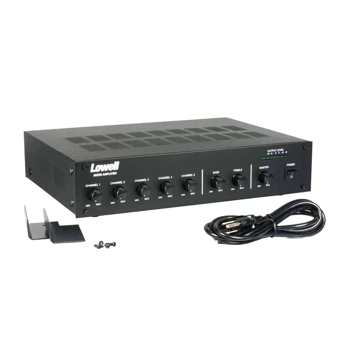 LOWELL MANUFACTURING MA250 — 250w Mixer Amplifier, With Rackmount Brackets