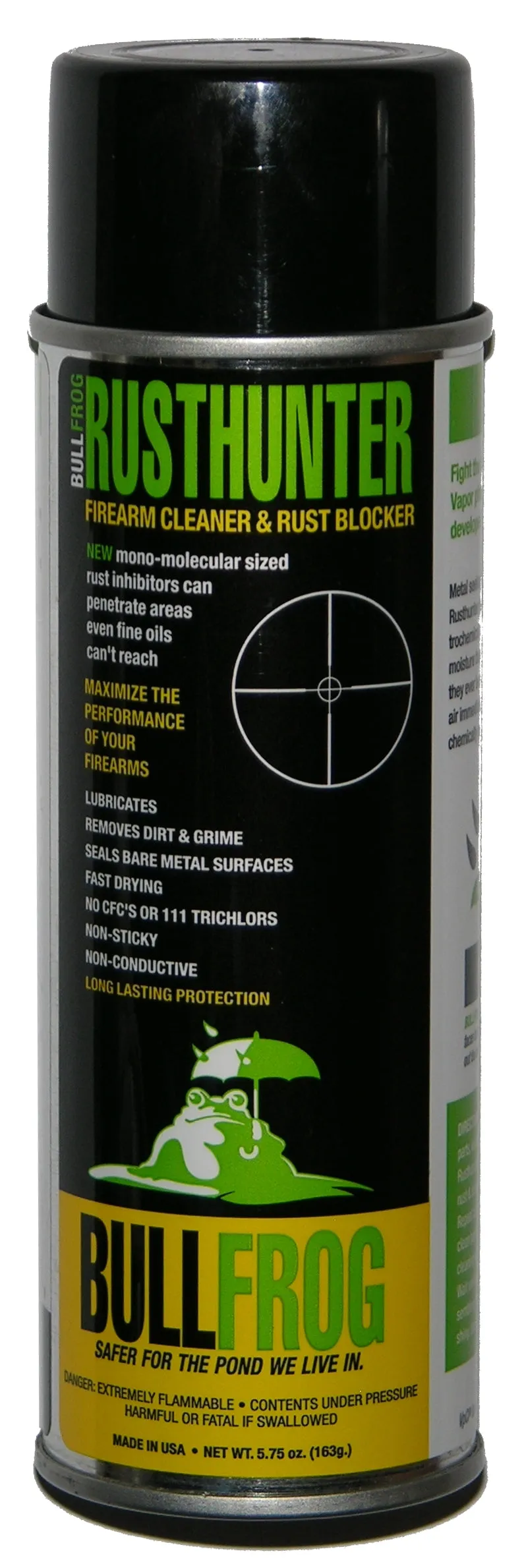 BULLFROG 92382 — Rust Hunter Firearm Cleaner & Rust BlockerCleans & Protects Guns