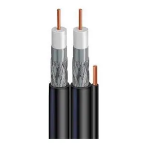 VEXTRA V266GW-500 — V266gw-500 Dual Rg-6 Coax Ccs W/ Ground 500' Black