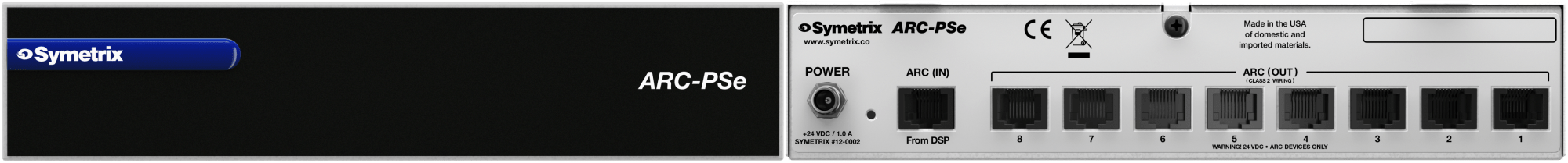 SYMETRIX 80-0093 — ARC-PSe Rack Mount Wall Power Supply