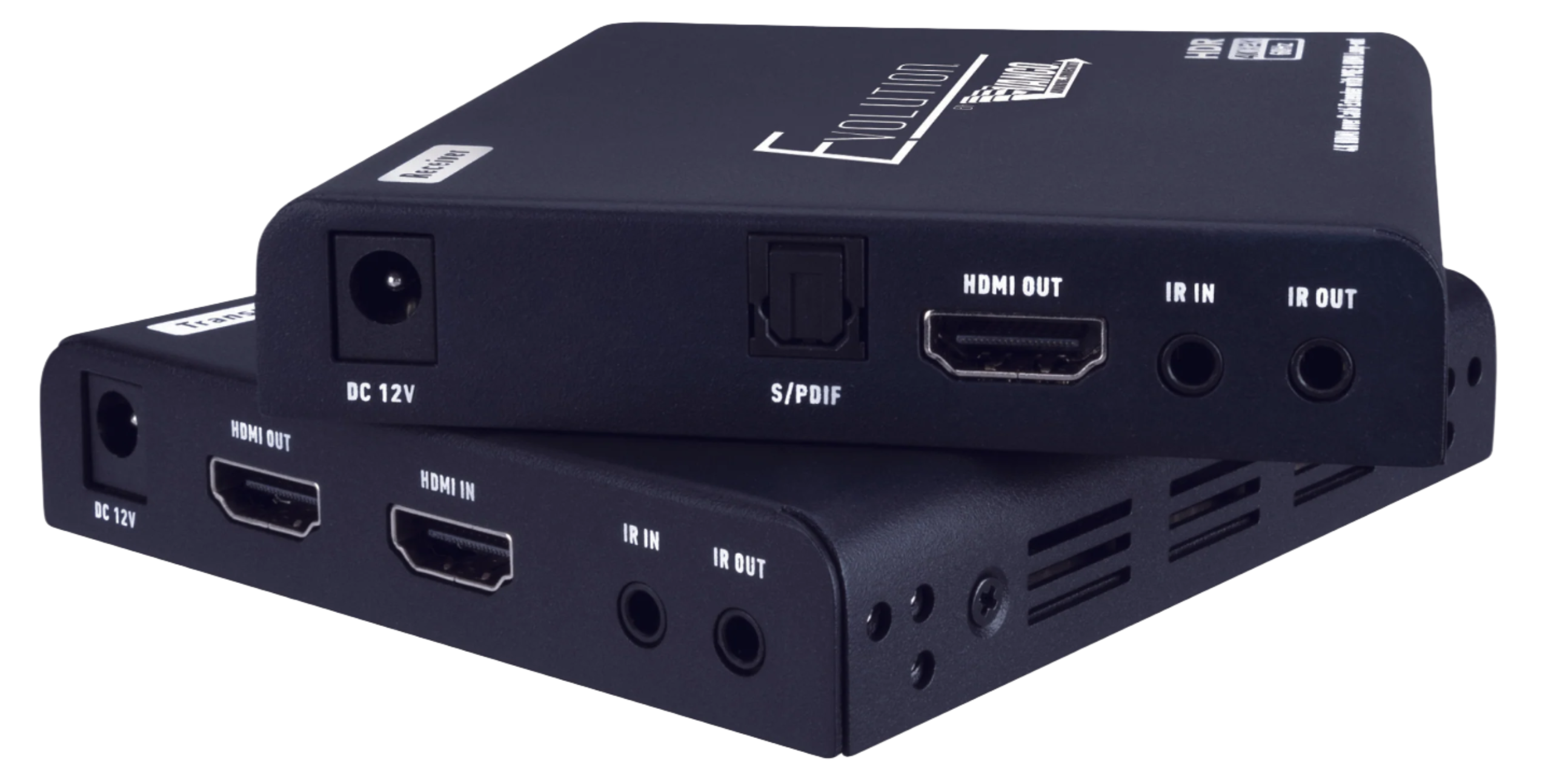 DEVOLUTIONS EVEX4K70 — HDMI Extender 4K 70M W/ Loop Out Digital Optical Breakout' Bi-Directional Ir' Poc