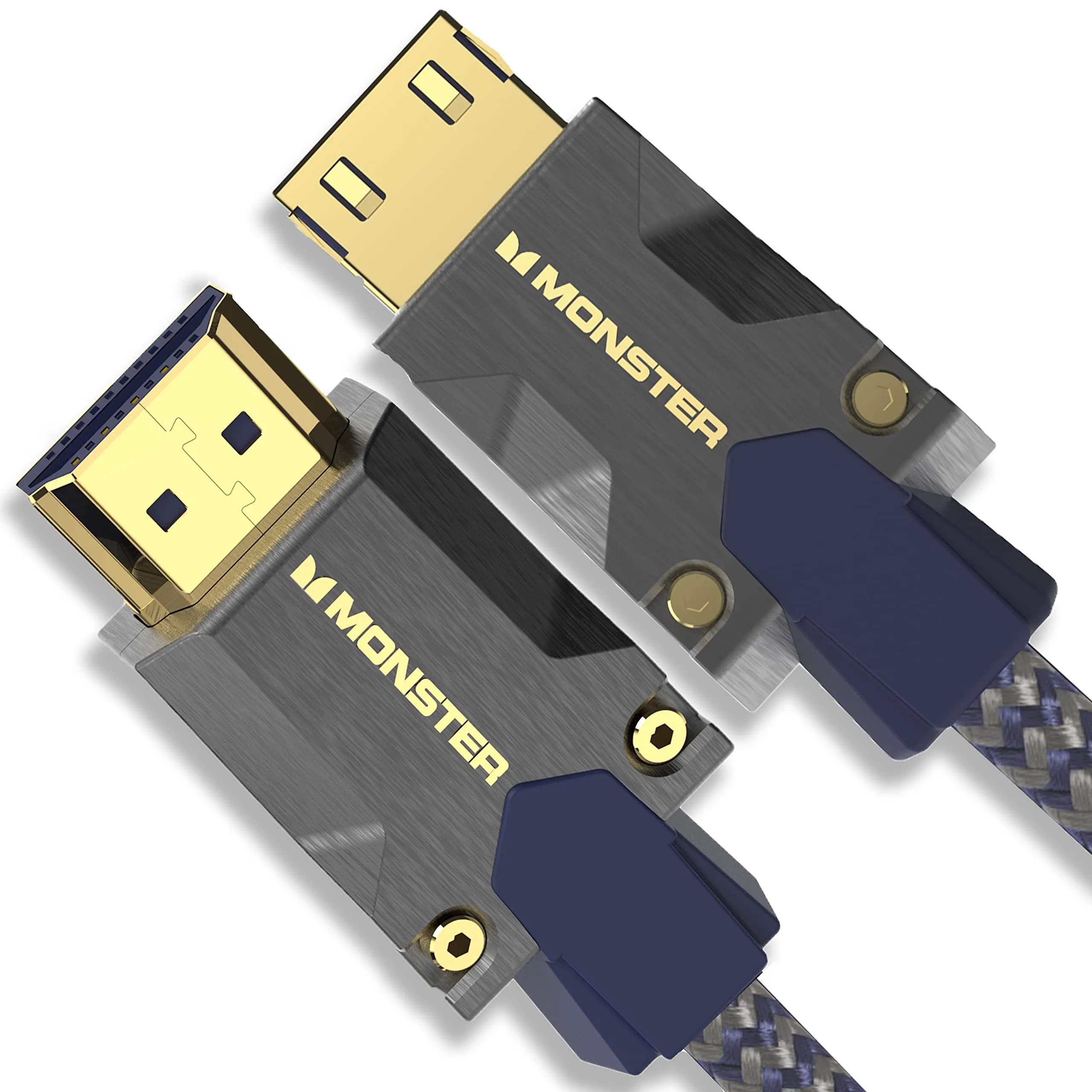 Monster VMM10007 — 1.5m Hdmi2.1 Uhd 8k 60hz 48.0 Gbps Metal Diecast Housings Vgrip Connector Premium Certified