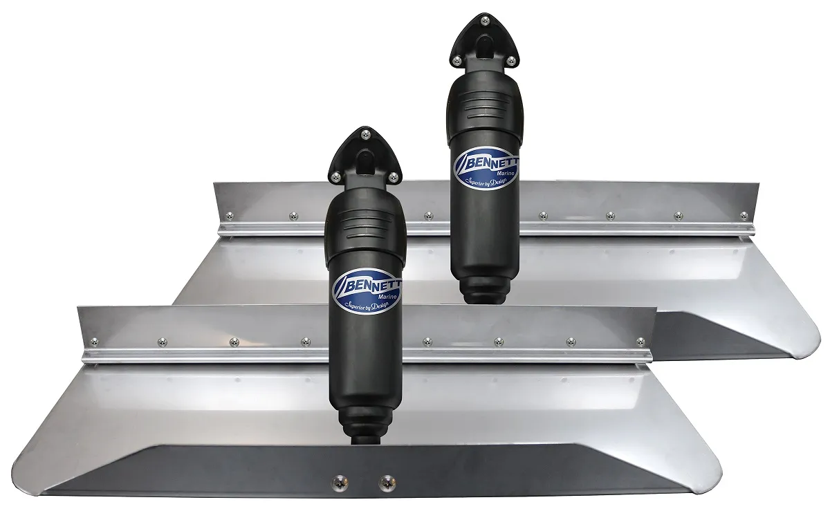 Bennett Marine BOLT249 — Bennett BOLT 24x9 Electric Trim Tab System - Control Switch Required