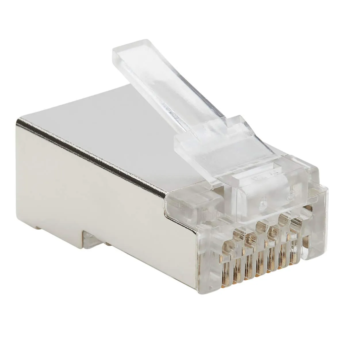 Eaton Tripplite N232-050-FTP — Tripp Lite Ca6 RJ45 Pass-Through FTP Modular Plug 50 Pack
