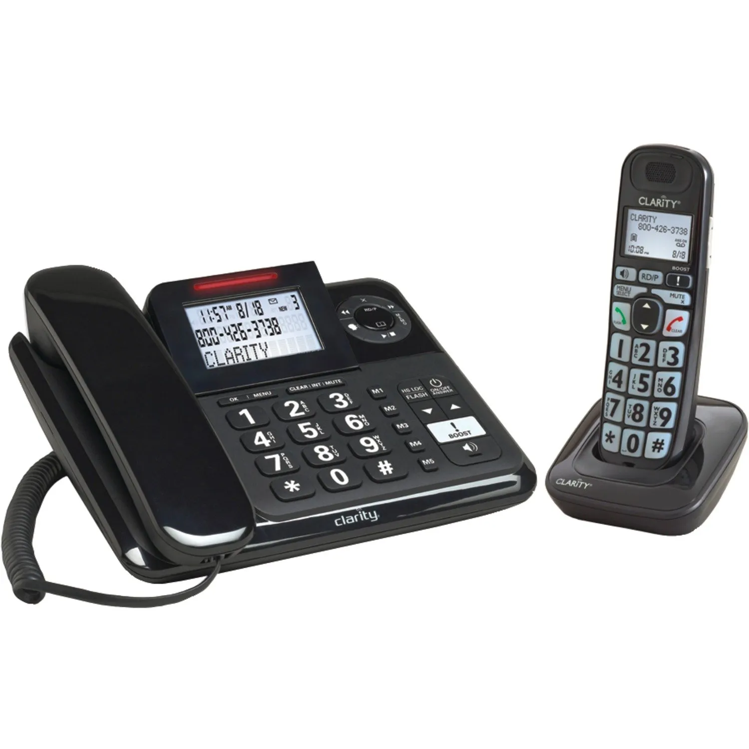 CLARITY CLARITY-E814CC — 40dB Corded/Cordless Combo 53727.000