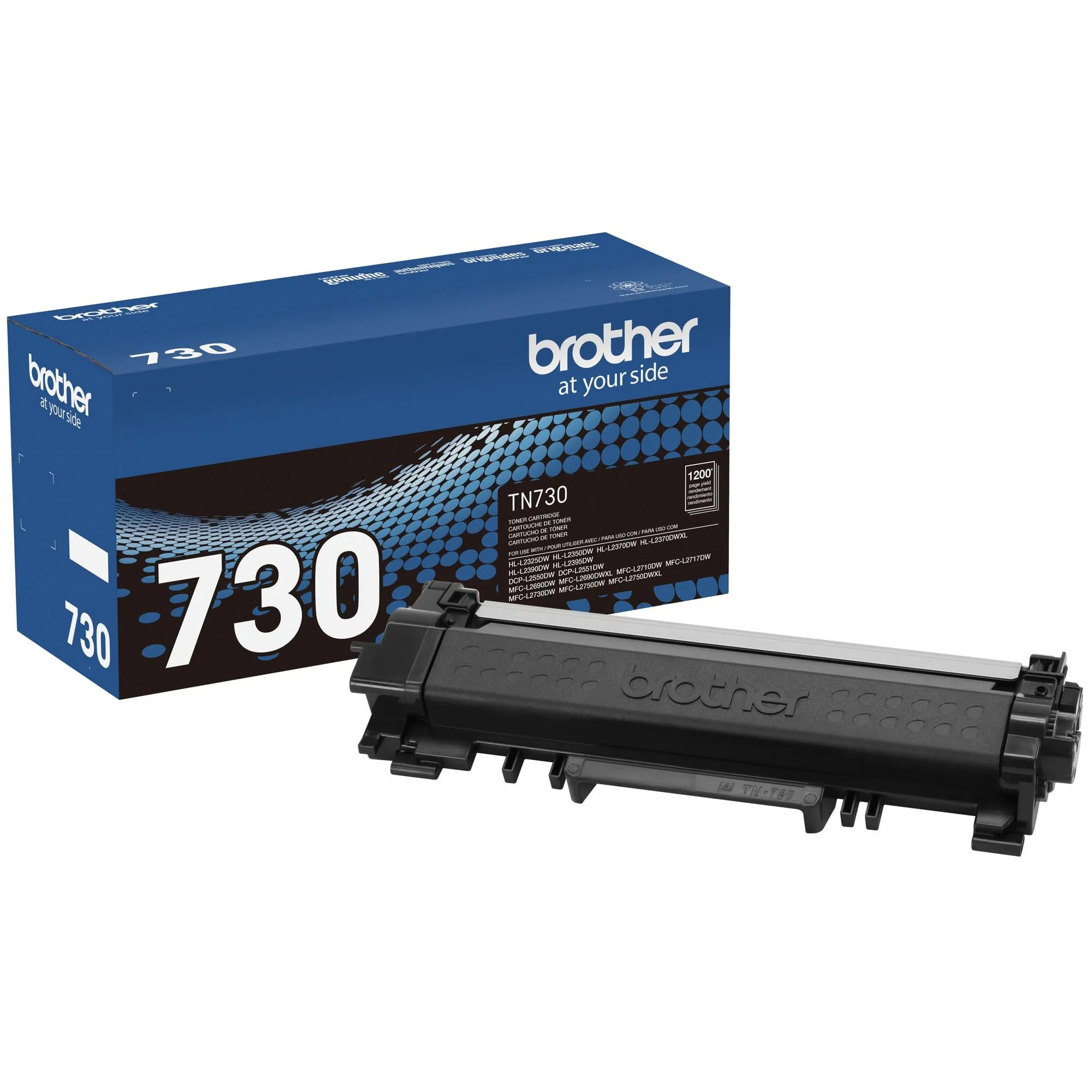 Brother BRT TN730 — Brother TN-730 Laser Toner Cartridge - Black - 1 Each - 1200 Pages