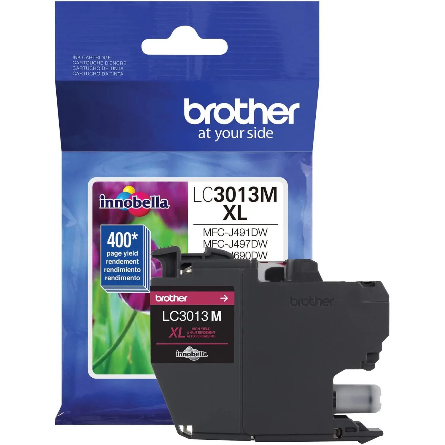Brother BRT LC3013M — Brother Innobella LC3013M High Yield Inkjet Ink Cartridge - Single Pack - Magenta - 1 Each - 400 Pages