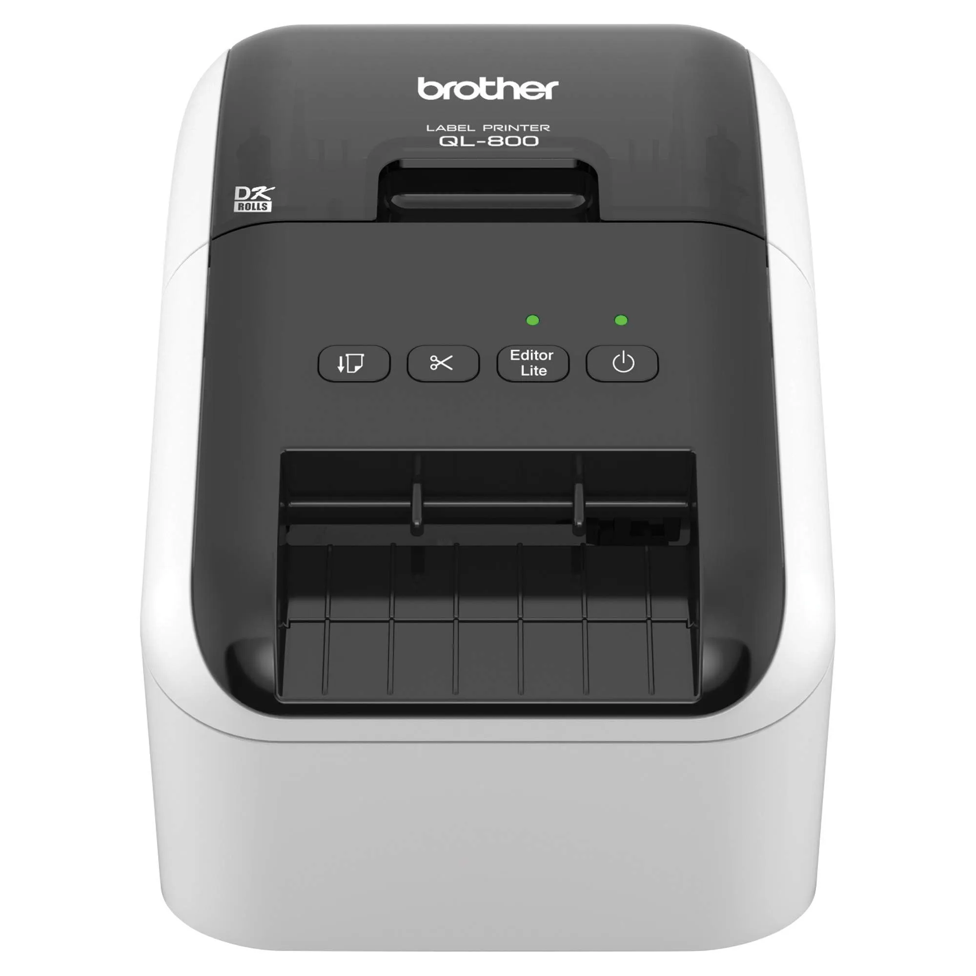 Brother QL-800 — Brother QL-800 - Label Printer - Monochrome - Direct Thermal - 1.6 lps Mono - 300 x 600 dpi - 2.44" Width - For PC, Mac - 1 Each