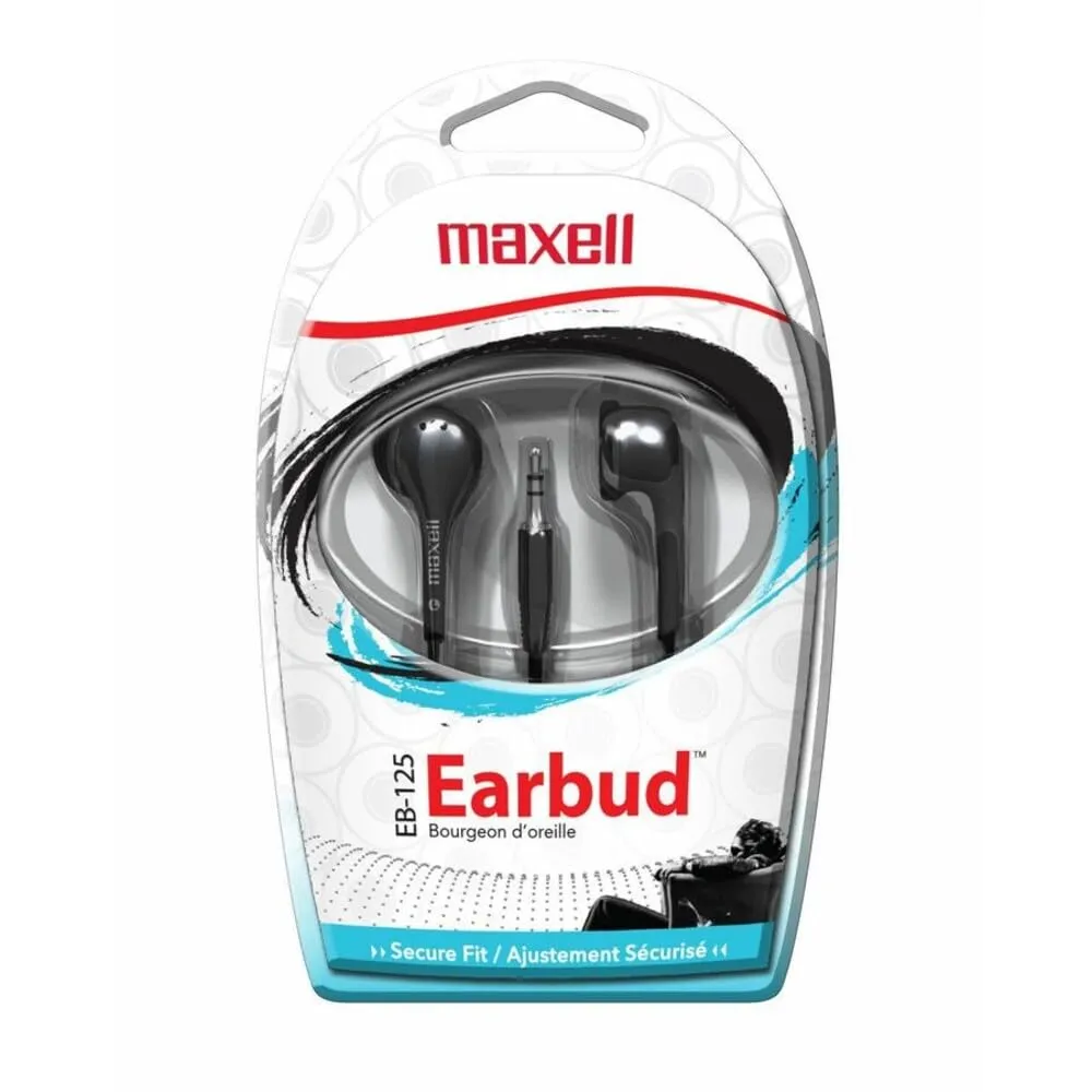 MAXELL MAX 190568 — Maxell Ear Buds, 190568, EB-125, Stereo