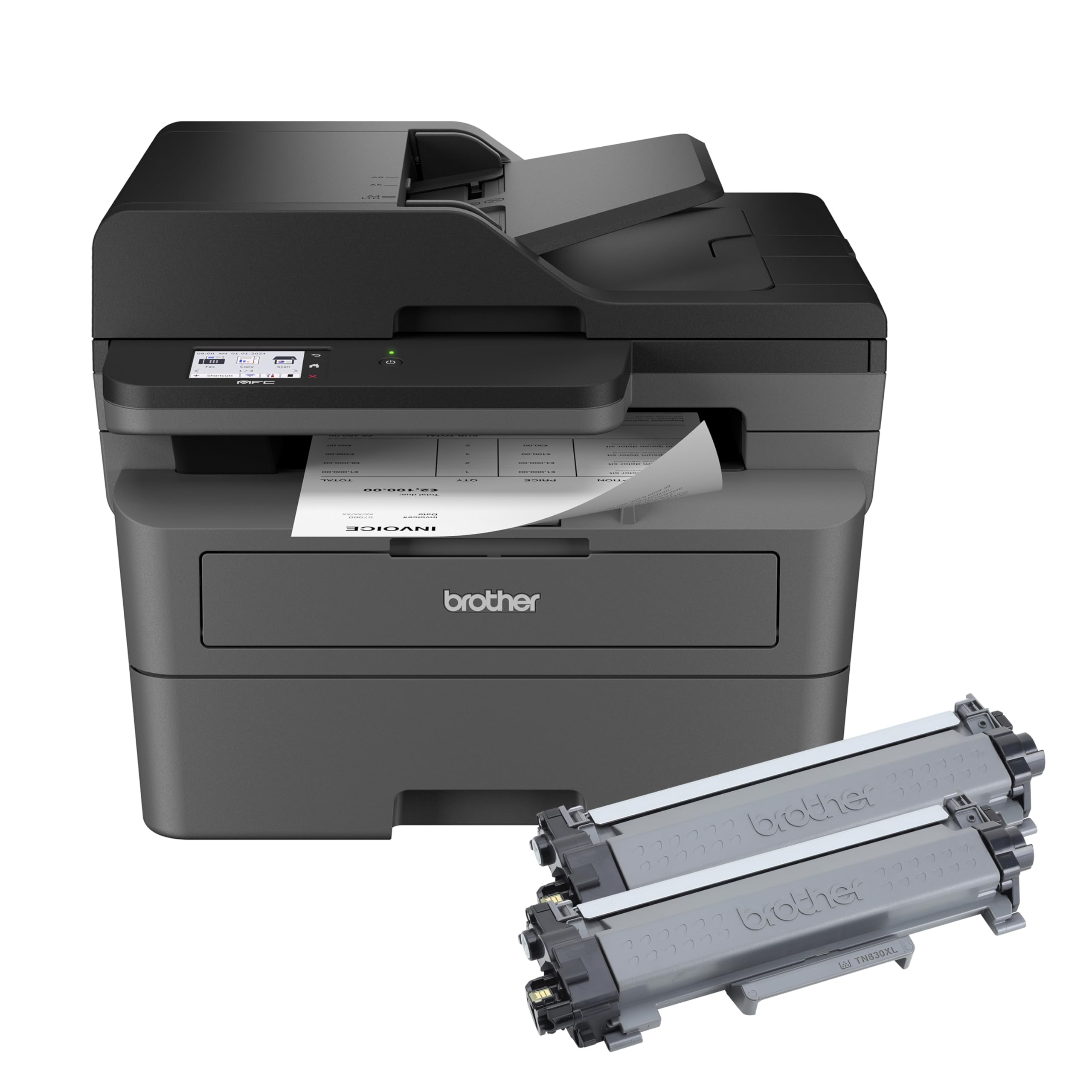 Brother MFC-L2820DWXL — Brother MFC-L2820DWXL Monochrome Laser All-in-One