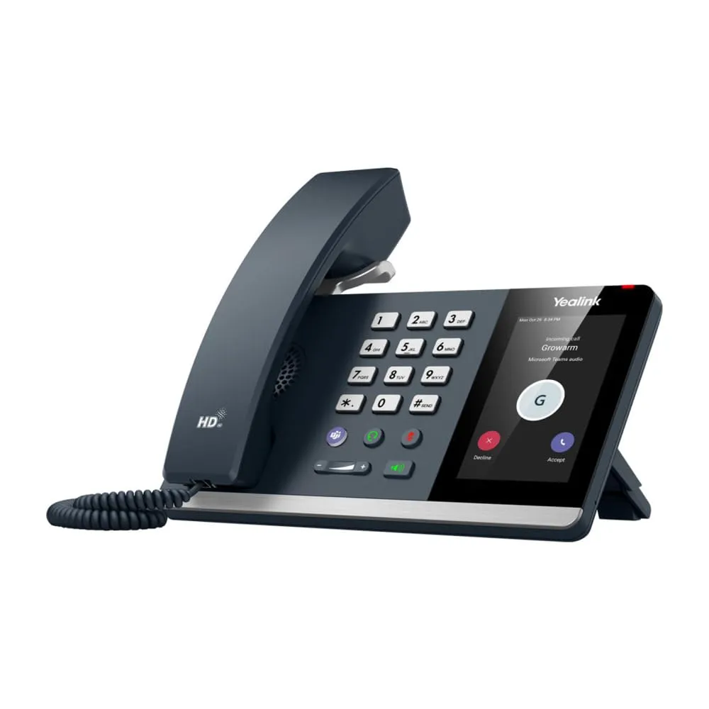 http://www.teledynamics.com/#/productdetails/YEAMP54TEAMSE2 MP54-TEAMS-E2 — Yealink MP54 E2 IP Phone 1301215 (Microsoft Teams) MP54-TEAMS-E2