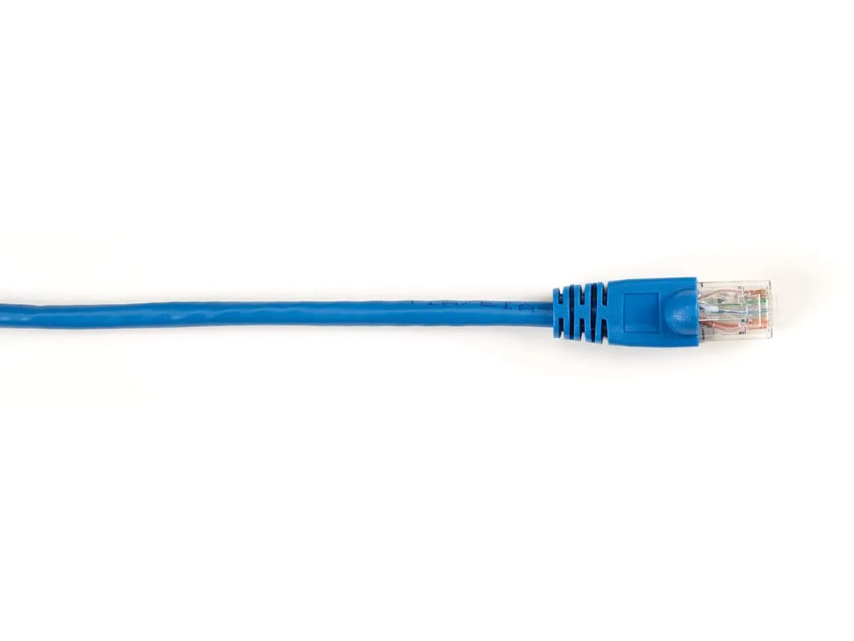 BLACK BOX CORPORATION CAT6PC-025-BL — CAT6 SNAGLESS PATCH CABLE UTP PVC BL 25'