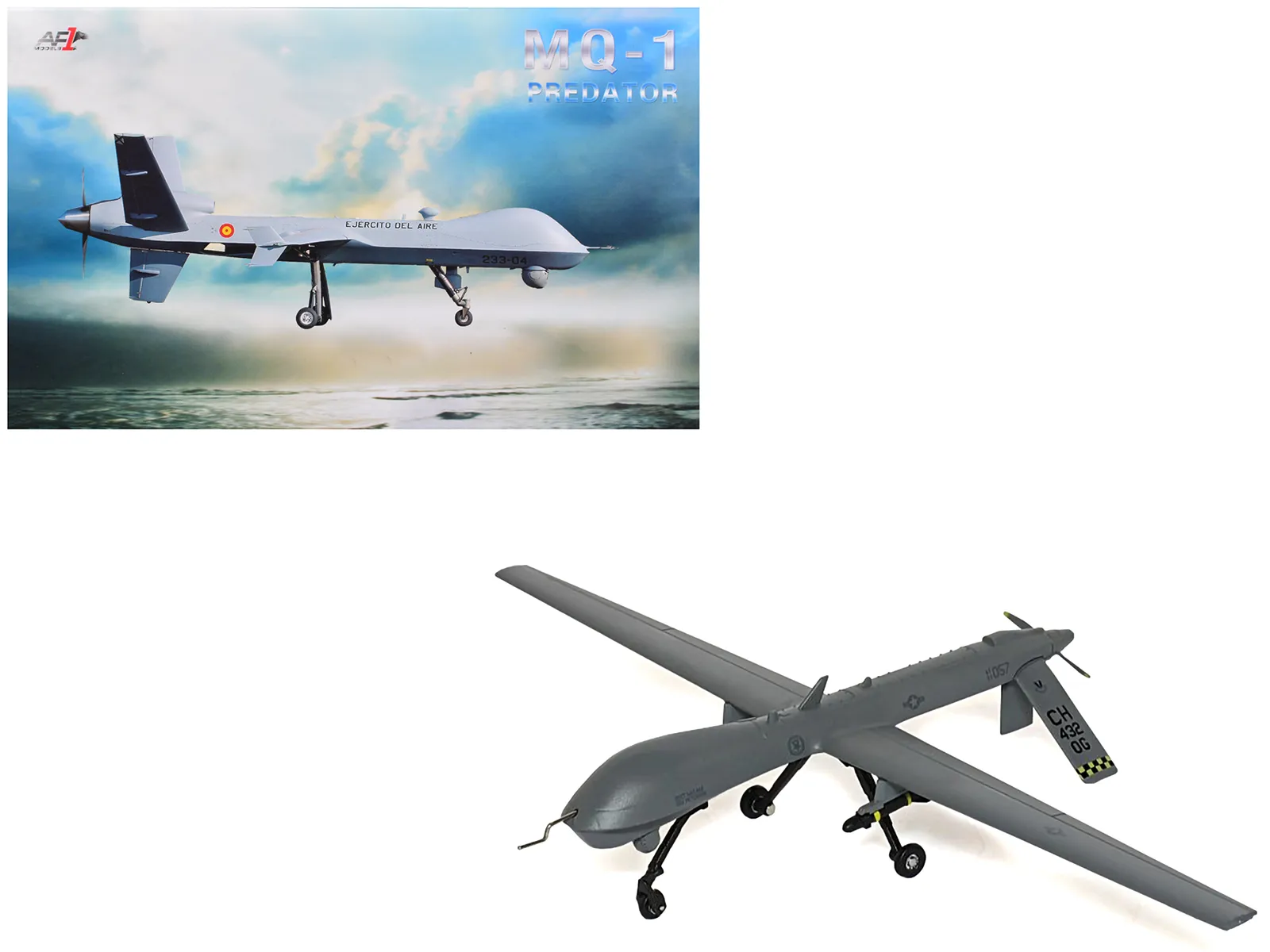 Air Force 1 AF1-0015 — General Atomics MQ-1 Predator UAV Drone "United States Air Force" 1/72 Diecast Model by Air Force 1