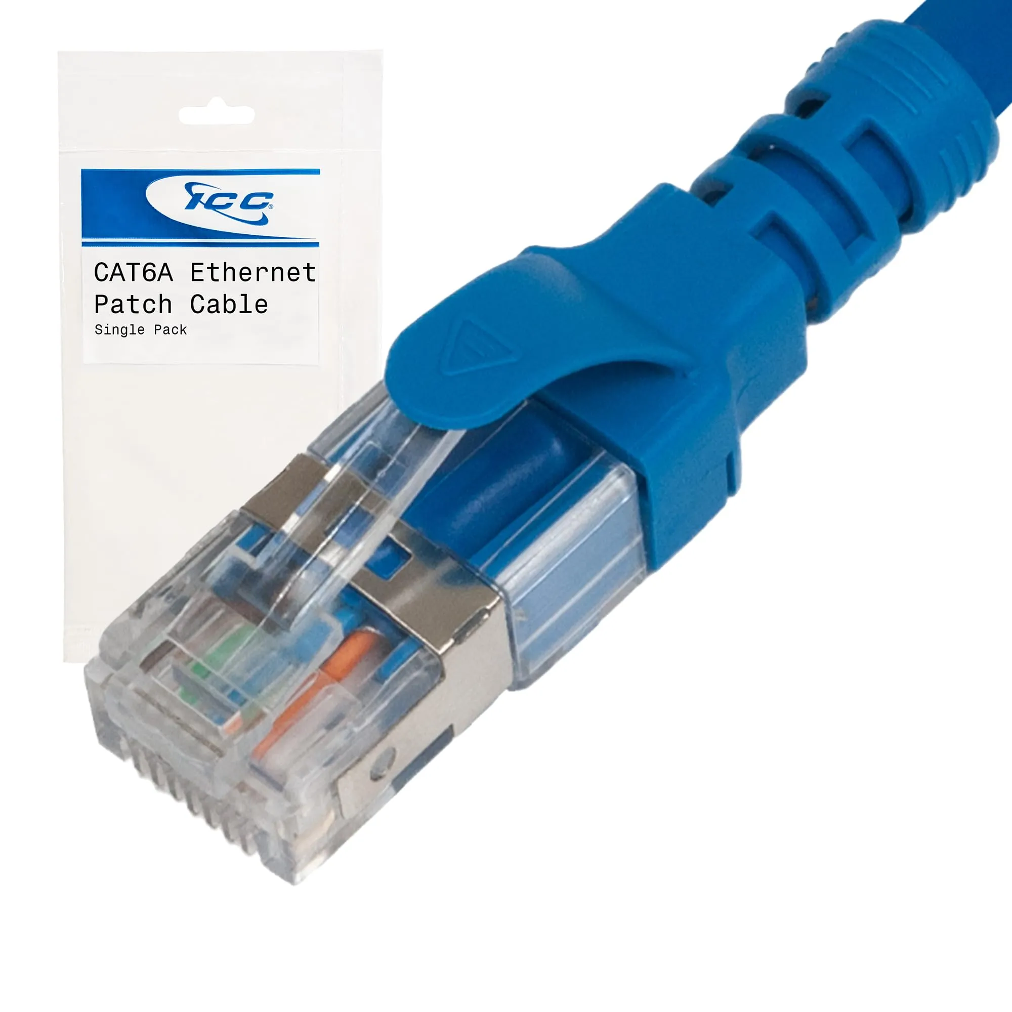 Cablesys ICC-ICPCSG03BL — PATCH CORD, CAT6A, FTP, 3FT, BLUE