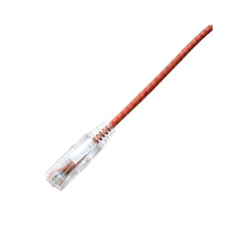 LYNN ELECTRONICS, LLC. LYN-CPCS-6RD-005F — PATCH CORD CAT6 SLIM 5FT RED