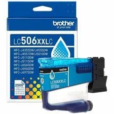 Brother BRT LC506XXLCS — Brother LC506XXLCS Super High Yield Inkjet Ink Cartridge - Cyan - 1 Each - 2500 Pages