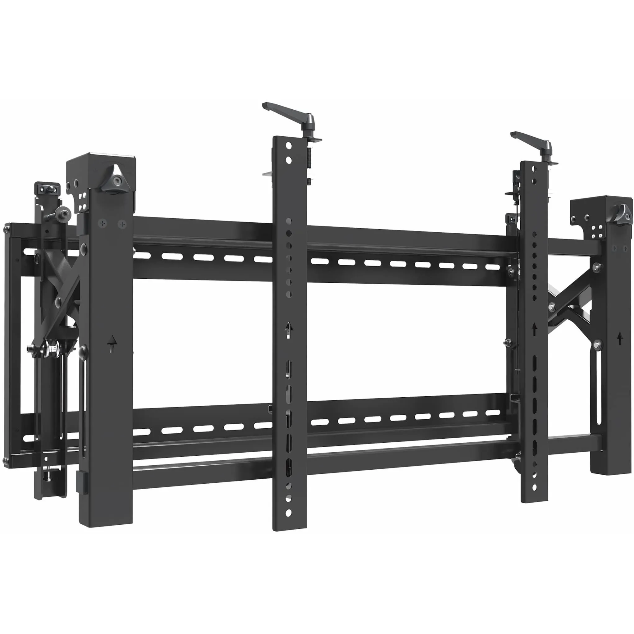 STARTECH STC VIDWALLMNT — StarTech.com Wall Mount for Video Wall, LCD Display, LED Display - Black - 1 Display(s) Supported - 70" Screen Support - 154.70 lb Load Capacity - 200 x 200, 300 x 300, 400 x 200, 400 x 400, 600 x 400, 200 x 300, 200 x 400, 300 x 200, 600 x 200, 600 x 300 - Steel, Aluminum - 1 Each