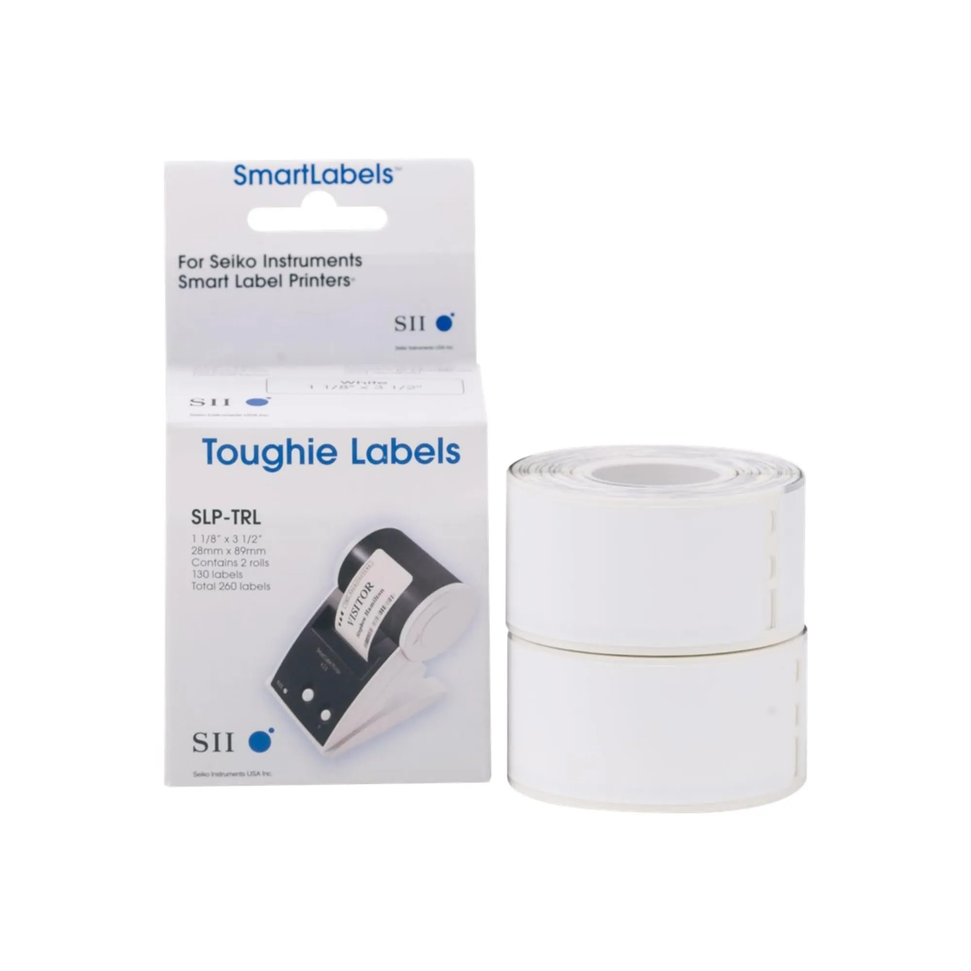 SEIKO SLP-TRL — WHITE - LABEL WIDTH: 1 1/8 LABEL LENGTH: 3 1/2 - SEIKO SMARTLABEL PRINTERS:EZ30S