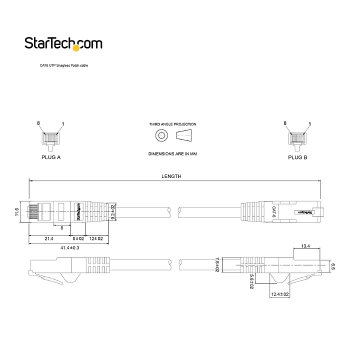 STARTECH-STC N6PATCH3YL