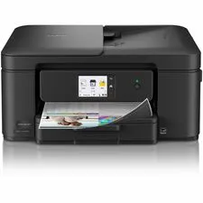 Brother BRT MFCJ1410DW — Brother Work Smart MFC-J1410DW Wired & Wireless Inkjet Multifunction Printer - Color - Black - Copier/Printer/Scanner - 16 ppm Mono/9 ppm Color Print - 1200 x 6000 dpi Print - Automatic Duplex Print - Up to 2500 Pages Monthly - ADF Scanner - 1200 x 600 dpi Optical Scan - Wireless LAN - Brother Mobile Connect, Brother iPrint&Scan - USB - For Plain Paper Print - 1 Each