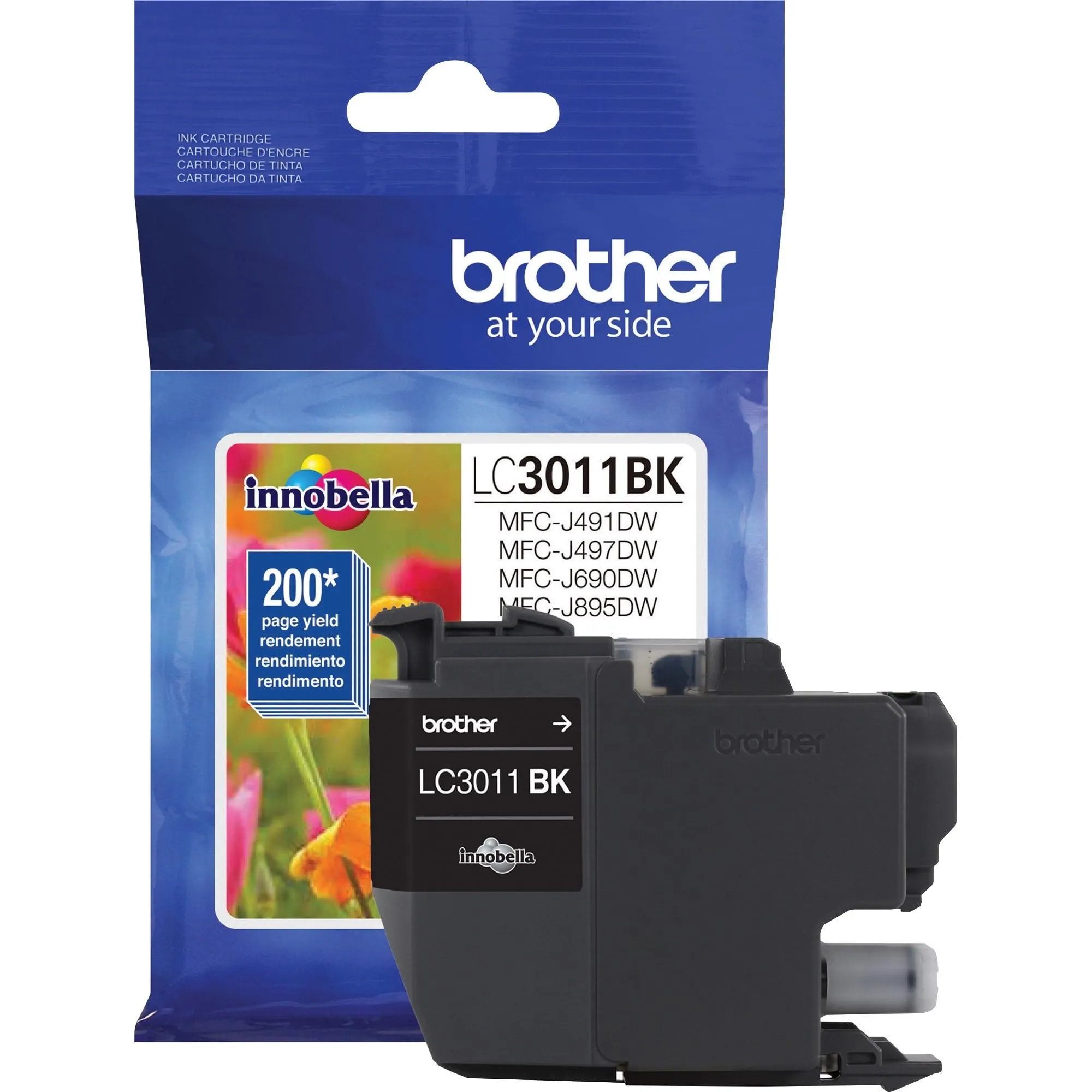 Brother BRT LC3011BK — Brother Black Ink Cartridge (200 Yield)
