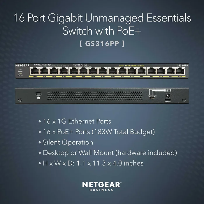 NETGEAR-GS316PP-100NAS