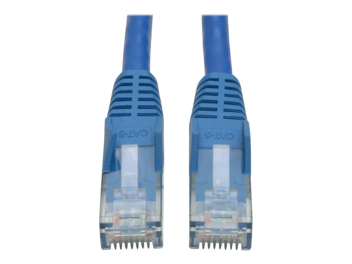Eaton Tripplite N201-035-BL — Tripp Lite 35ft Cat6 Gigabit Snagless Molded Patch Cable RJ45 M/M Blue 35ft.