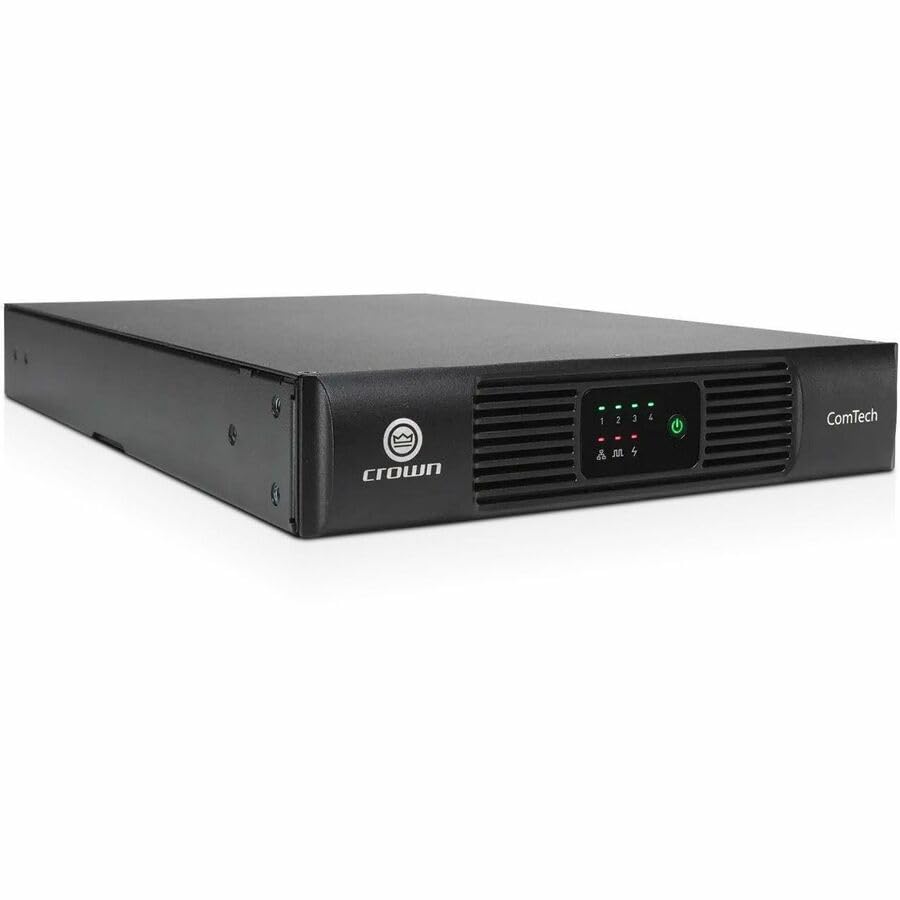 Crown CRN-CTD-4125-US — Comtech 4 Channel X 125 Watt 1/2 Rack DSP Dante AMP