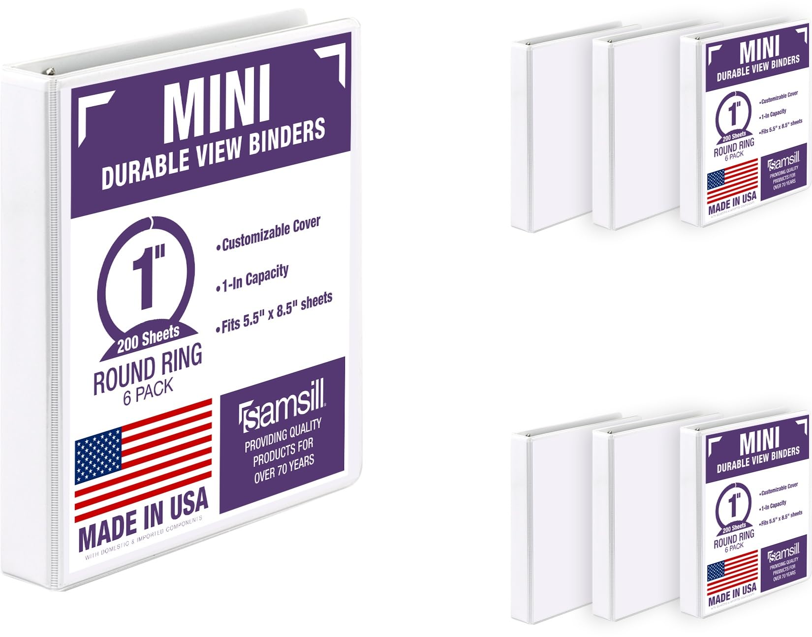 Samsill MP28507 — Economy Mini 1 RR View Wht