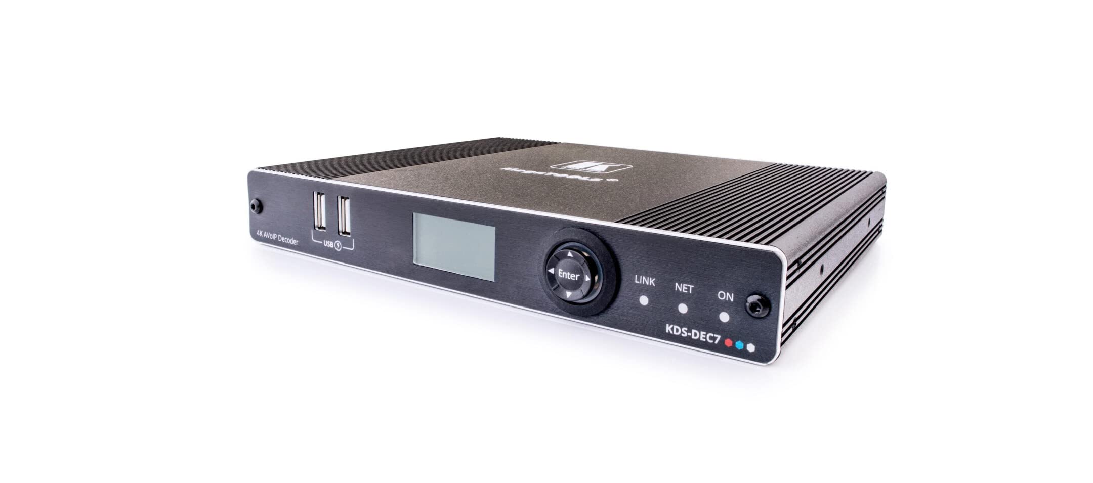 Kramer KDS-DEC7 — High-Performance, Highly-Scalable, Avoip Decoder For 4k60 4:2:0, Hdr10 Over 1g Network