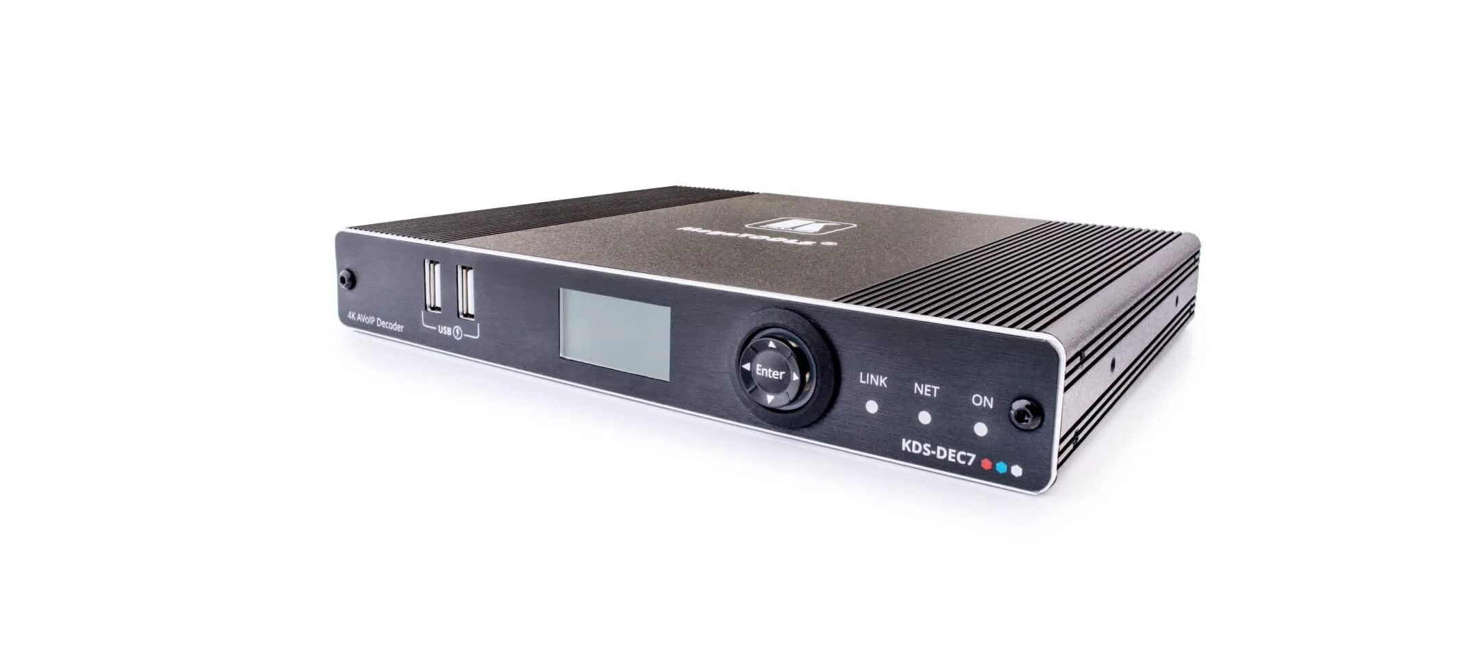 Kramer KDS-DEC7 — High-Performance, Highly-Scalable, Avoip Decoder For 4k60 4:2:0, Hdr10 Over 1g Network
