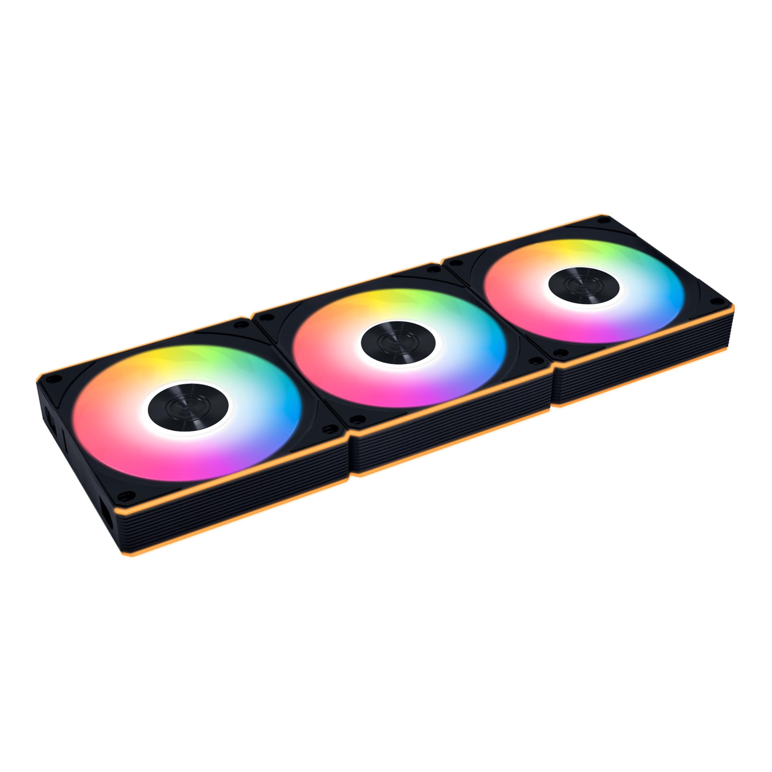 LIANLI 12RCL1F3B — Lian Li UNI FAN CL Flex 120mm Reverse Blade ARGB Fan, 3 Pack, Controller Included - Black (12RCL1F3B) | SKU FAN-RCF3B6