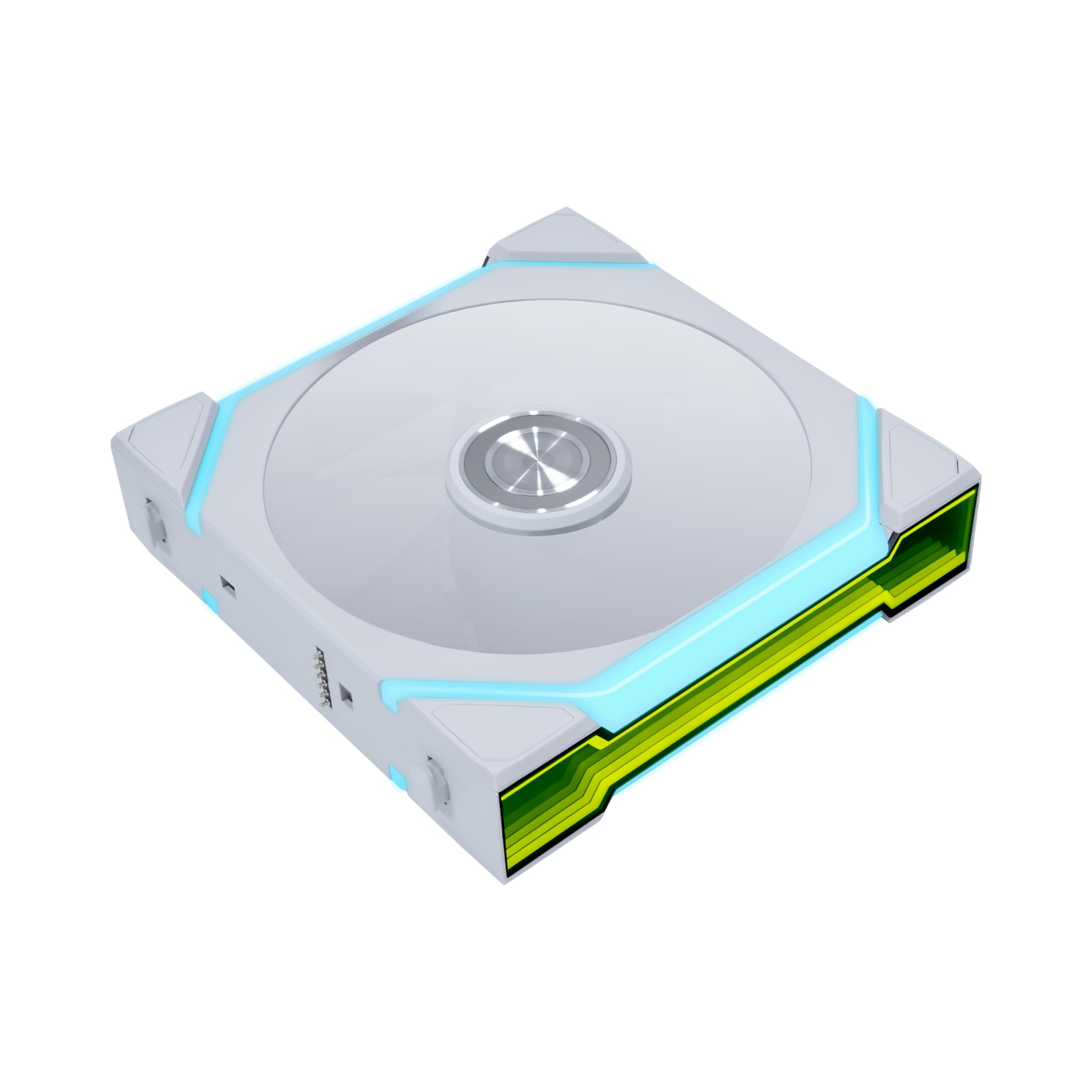 LIANLI 12RSL1F1W — Lian Li UNI FAN SL Flex 120mm Reverse Blade ARGB Fan, Single Pack, Controller Not Included - White (12RSL1F1W) | SKU FAN-RSF1W4