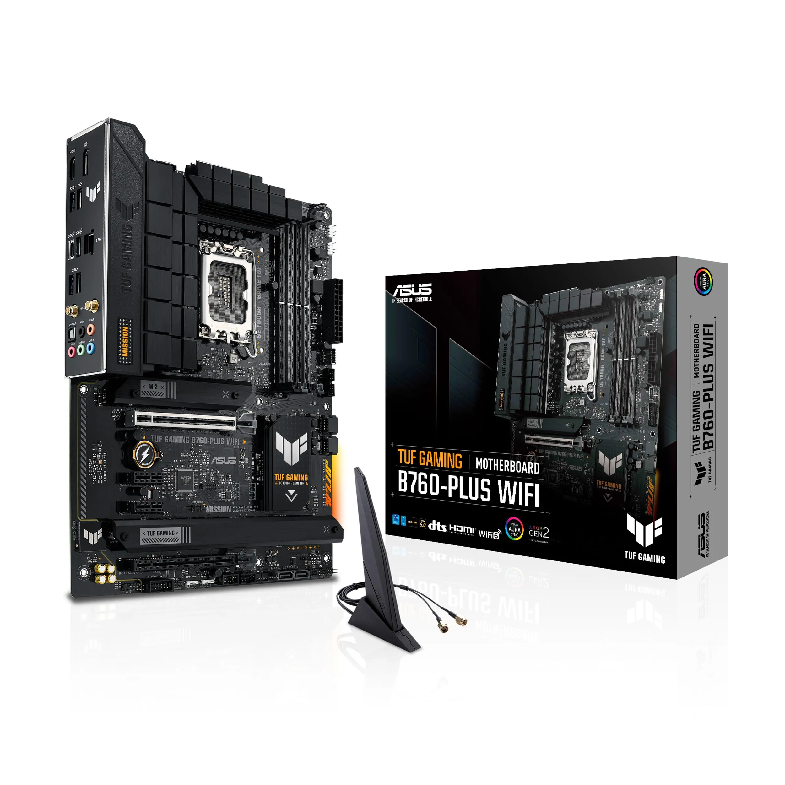 ASUS TUF GAMING B760-PLUS WIFI — TUF GAMING B760-PLUS WIFI Gaming Desktop Motherboard - Intel B760 Chipset - Socket LGA-1700 - ATX | SKU MB-TB760PW
