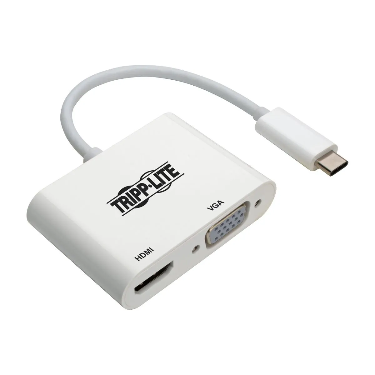 Eaton Tripplite U444-06N-HV4K — Tripp Lite USB C to HDMI / VGA Multiport Adapter Converter 4K USB C