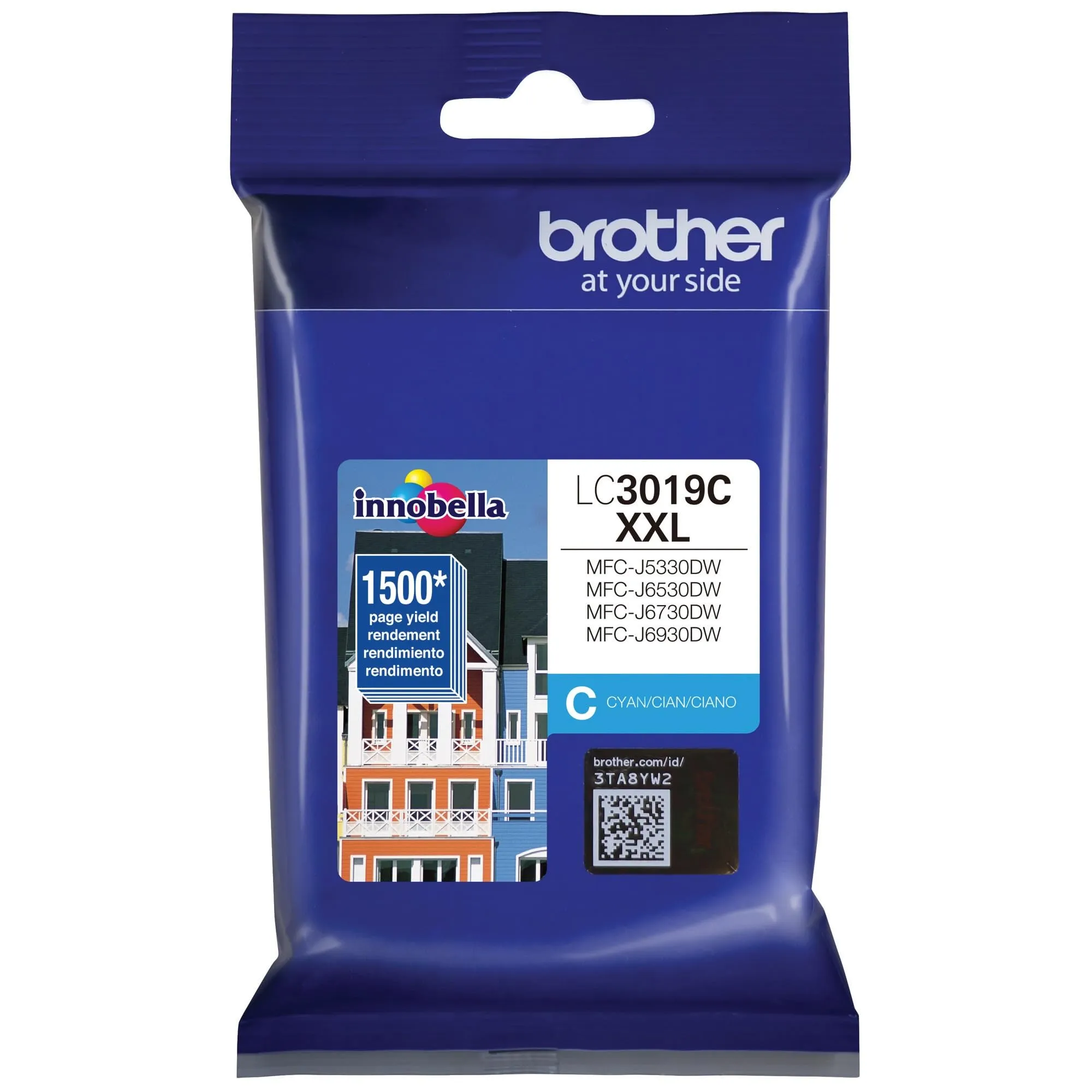 Brother BRT LC3019C — Brother Innobella LC3019C Inkjet Ink Cartridge - Cyan - 1 Each - 1500 Pages