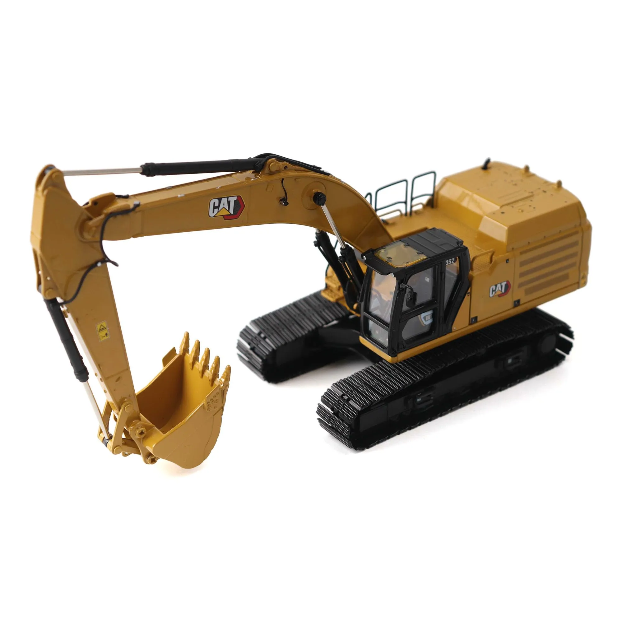Diecast Masters 85792 — CAT Caterpillar 352 Next Generation Excavator Yellow "High Line" Series 1/50 Diecast Model by Diecast Masters