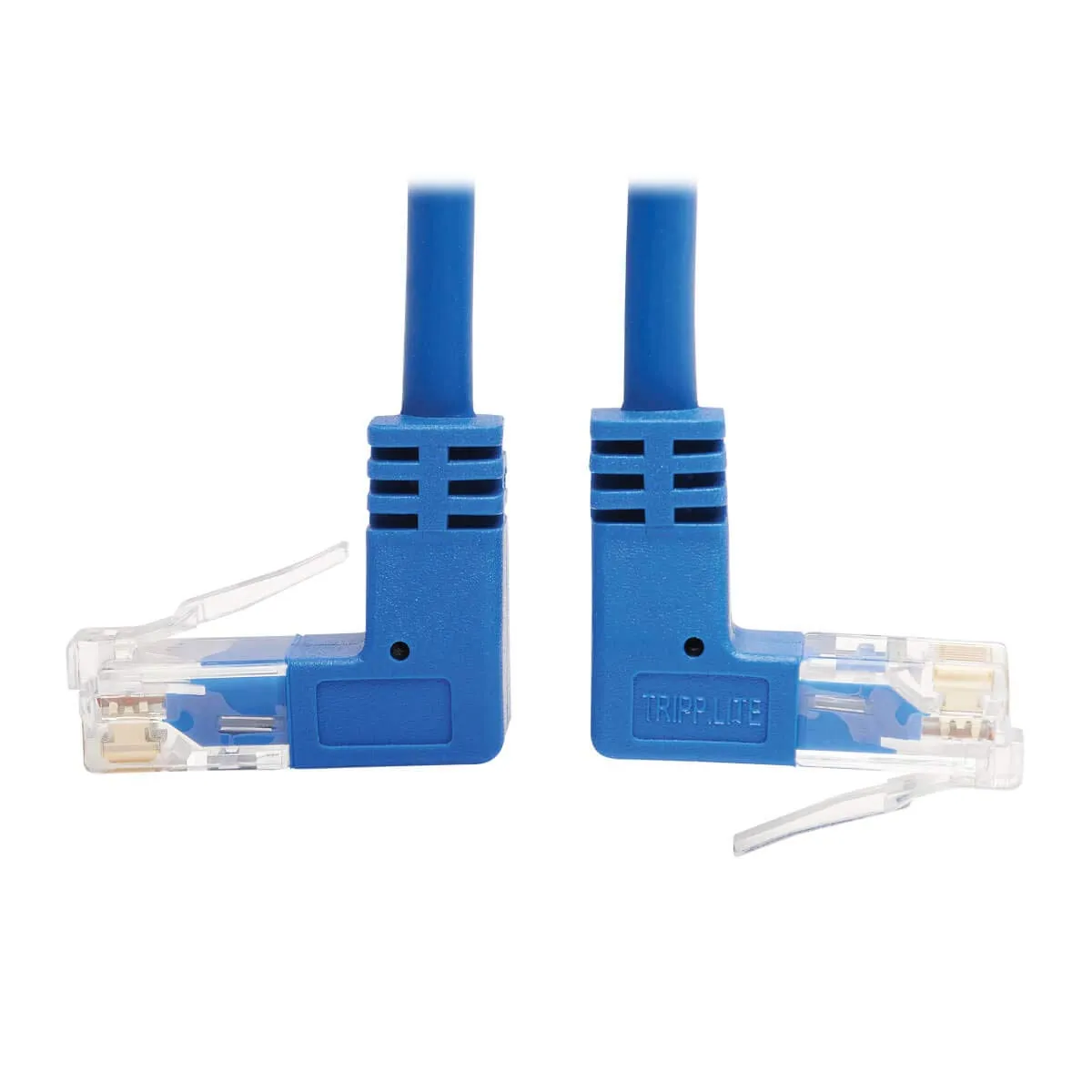 Eaton Tripplite N204-S15-BL-UD — Tripp Lite Cat6 Ethernet Cable Up/Down Angled UTP Slim Molded M/M Blue 15ft