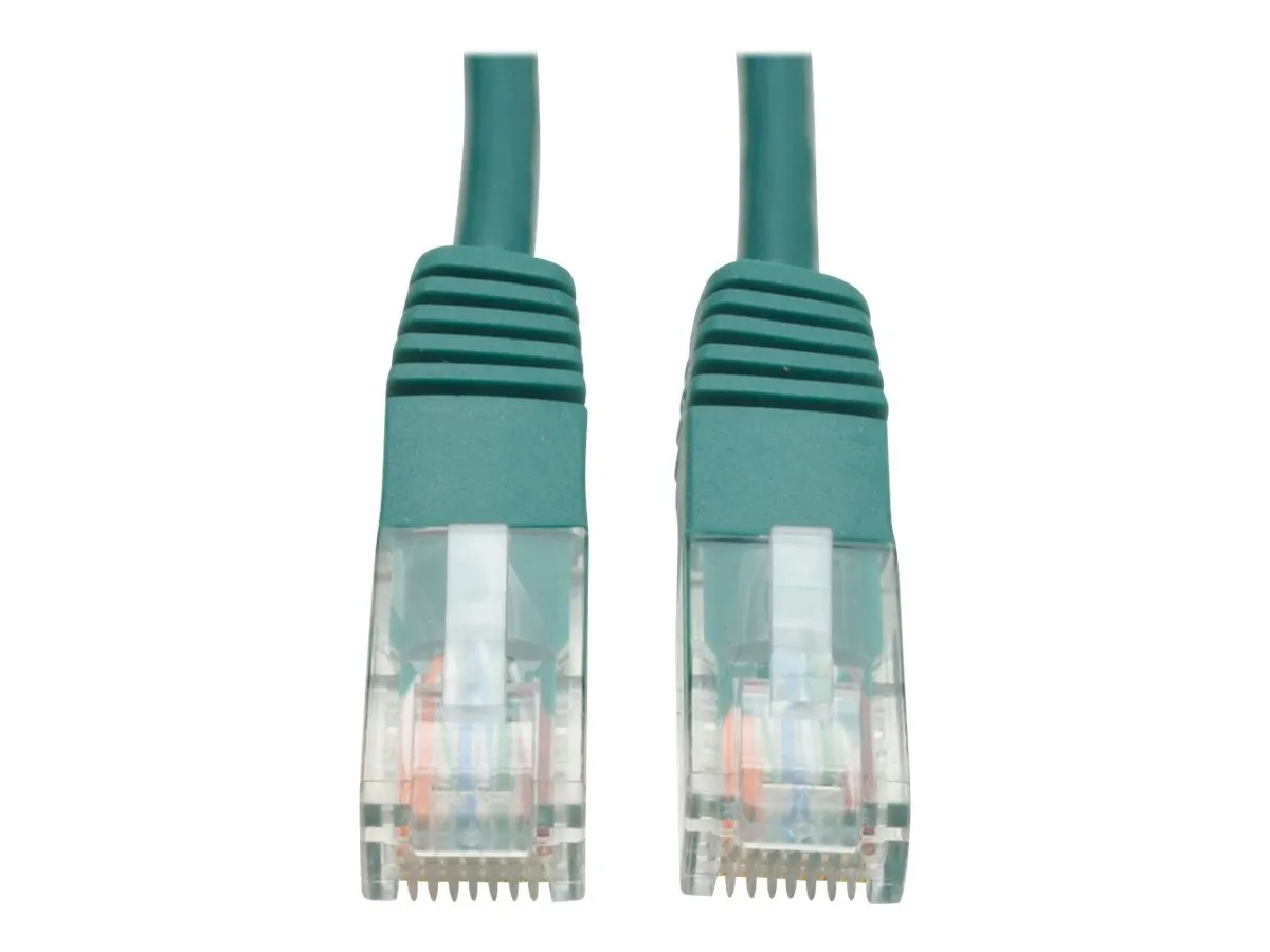 Eaton Tripplite N002-025-GN — Tripp Lite 25ft Cat5e / Cat5 350MHz Molded Patch Cable RJ45 M/M Green 25ft.