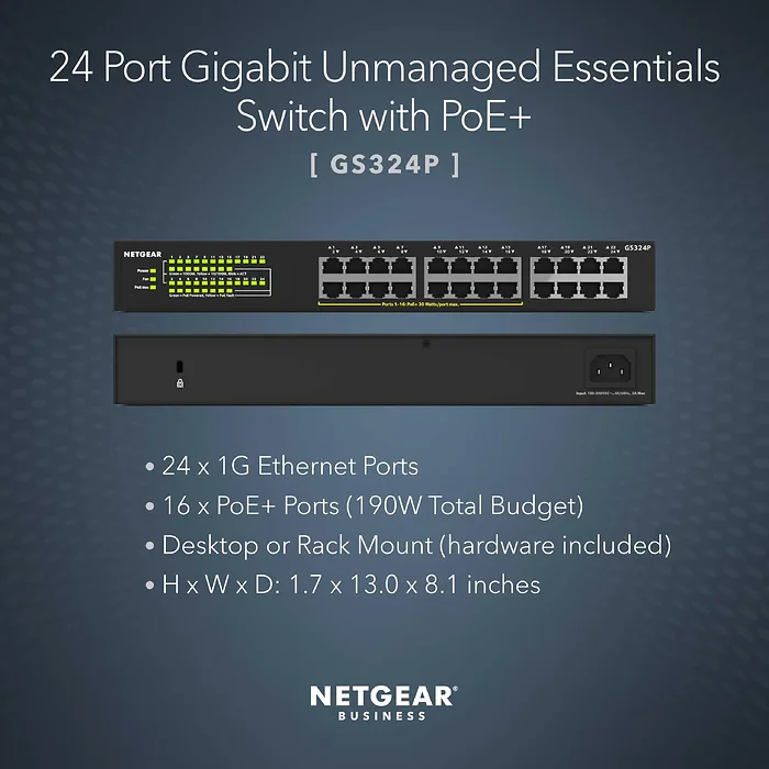 NETGEAR-GS324P-100NAS