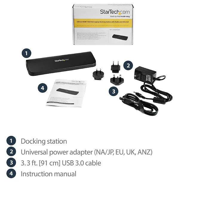 STARTECH-STC USB3SDOCKHDV