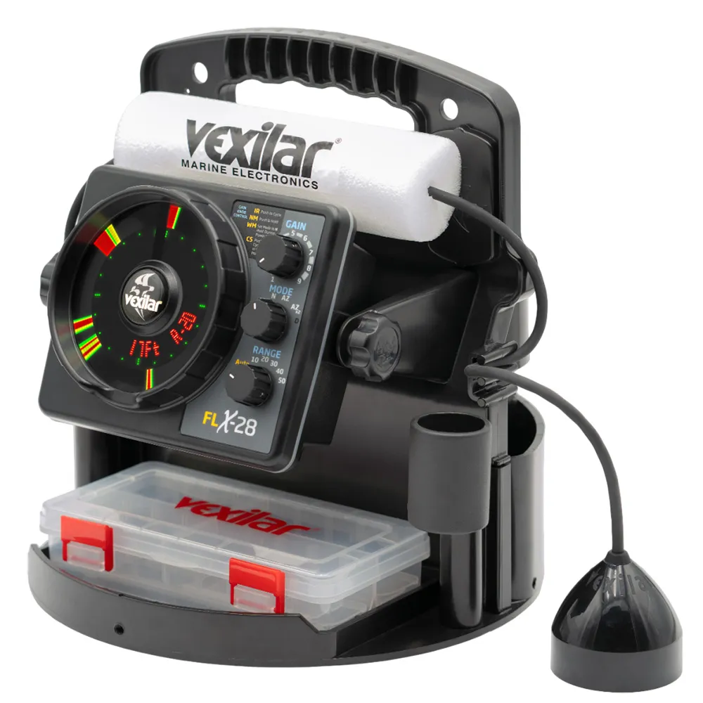 Vexilar PPLI28PV — Vexilar FLX-28 Pro Pack II with Ice-Ducer and Carry Case
