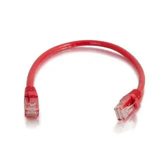 C2G CG27185 — 25FT CAT6 SNAGLESS UTP CABLE-RED