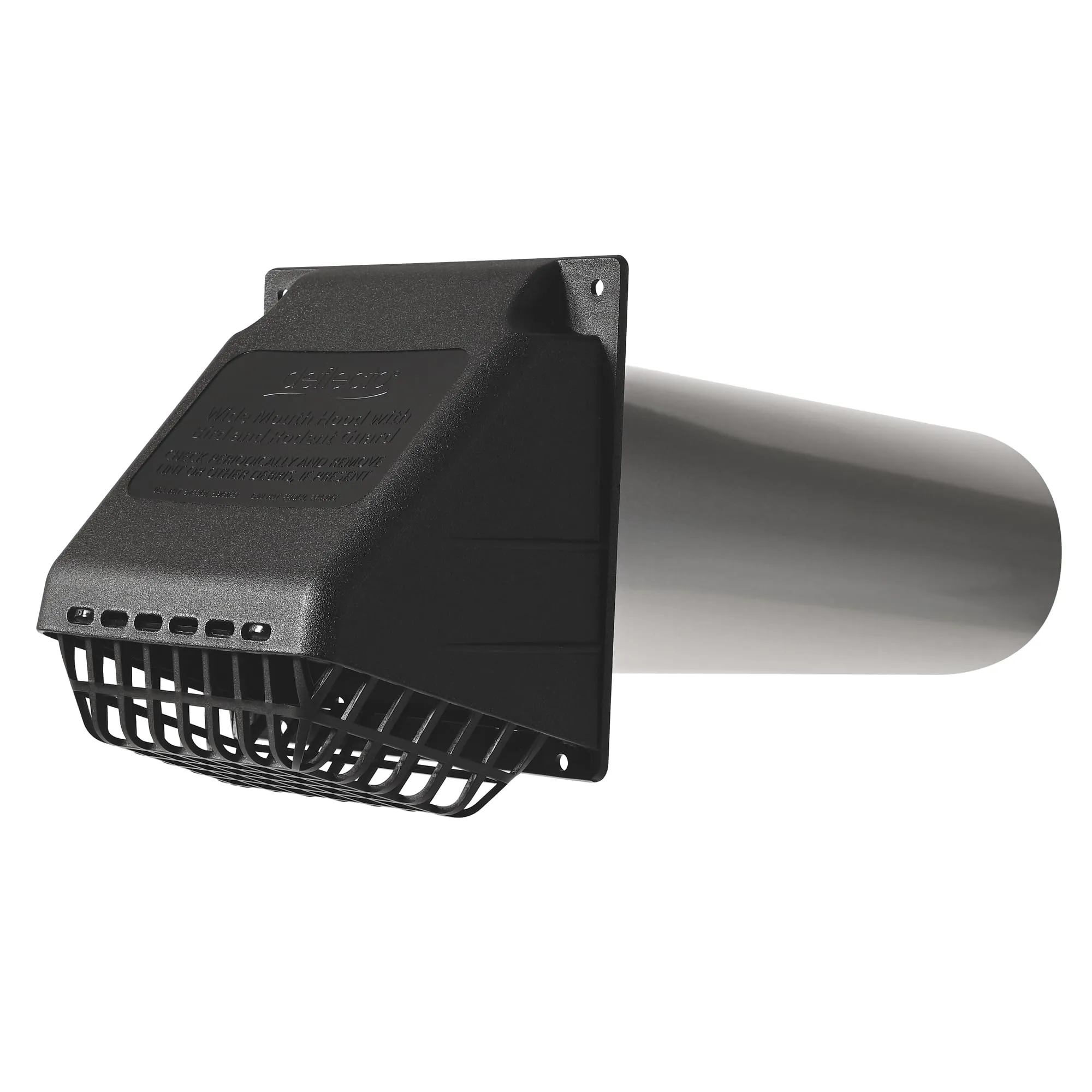 DEFLECTO RVHABLK4 — 4IN WM BLK HOOD ASMB PIPE