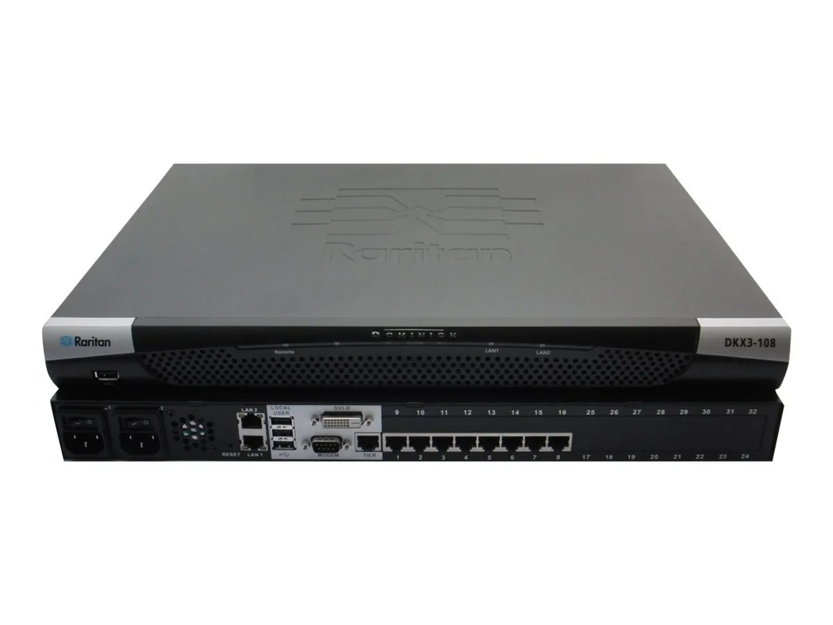 Raritan DKX3-108-PAC — 8PORT 1USER DOMINION KX III